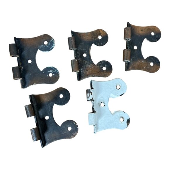 Five Victorian Door Hinges - Picture 1 of 3
